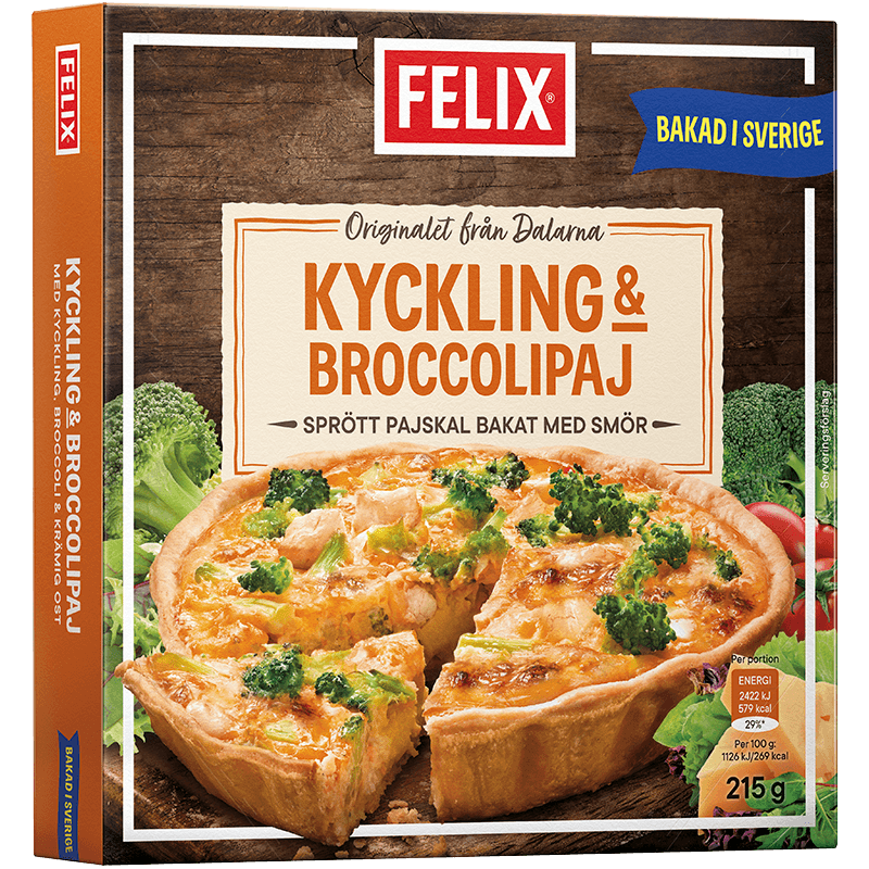 Kyckling & Broccolipaj