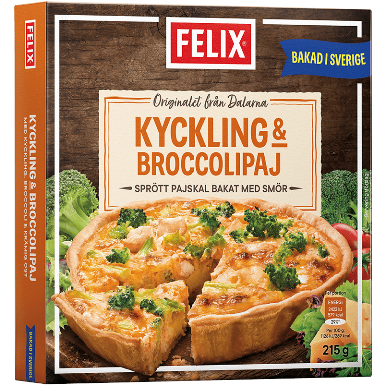 Kyckling & Broccolipaj