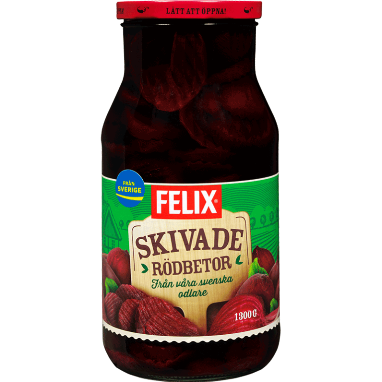 Rödbetor skivade 1300 g