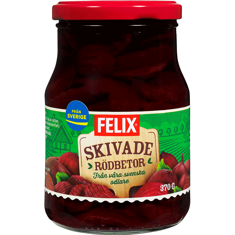 Rödbetor skivade 370 g