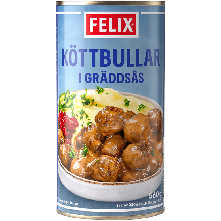 Köttbullar i gräddsås