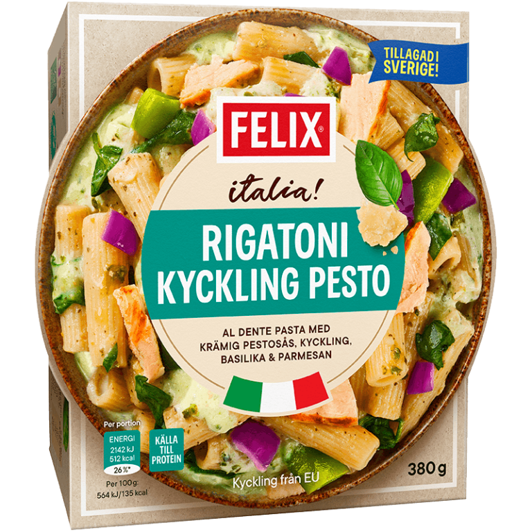 Rigatoni Kyckling Pesto