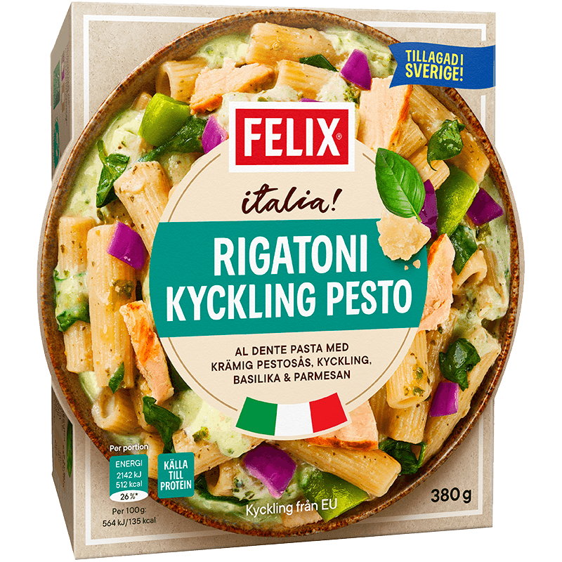 Rigatoni Kyckling Pesto