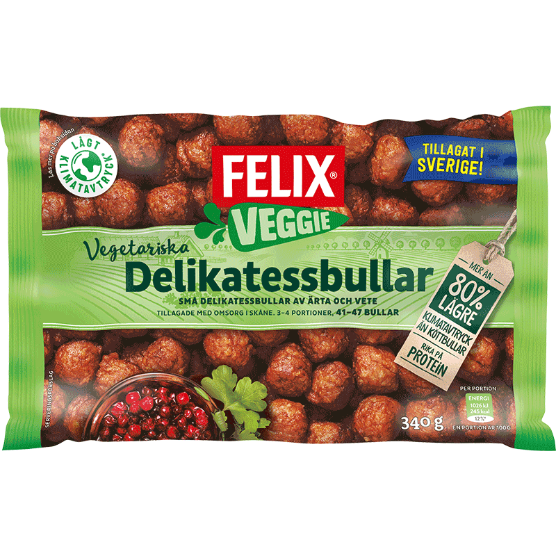 Vegetariska Delikatessbullar